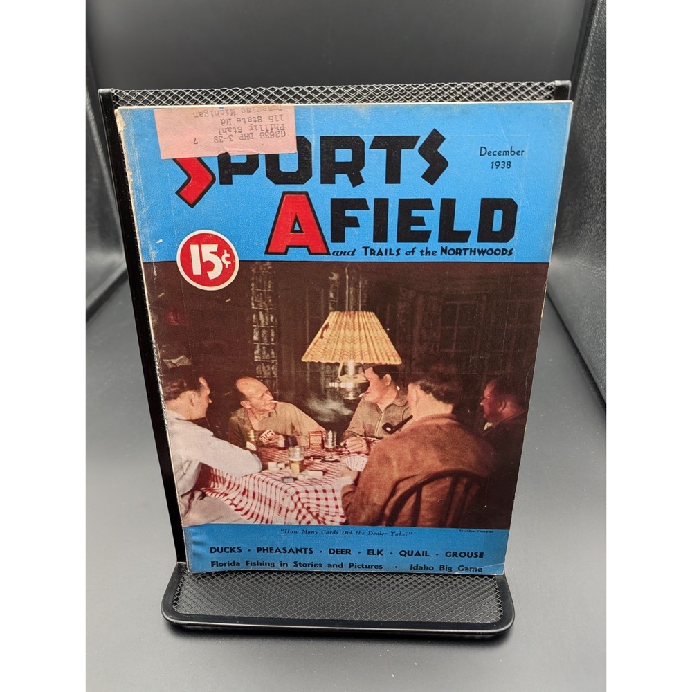 Sports Afield Magazine December 1938 Tarpon  Florida Sport Fishing Idaho Hunting